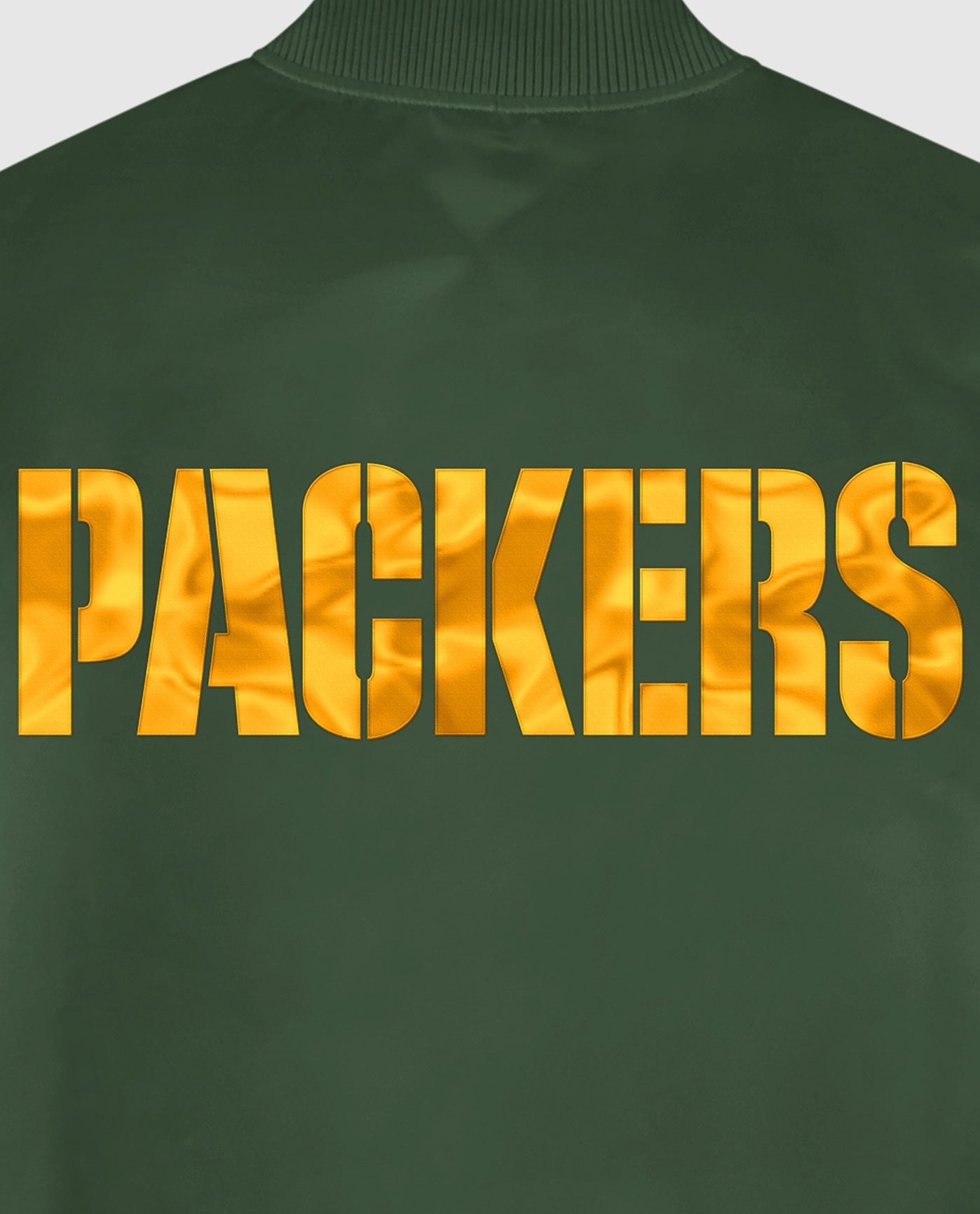 Men's Starter Green Green Bay Packers Varsity Satin Full-Snap Jacket