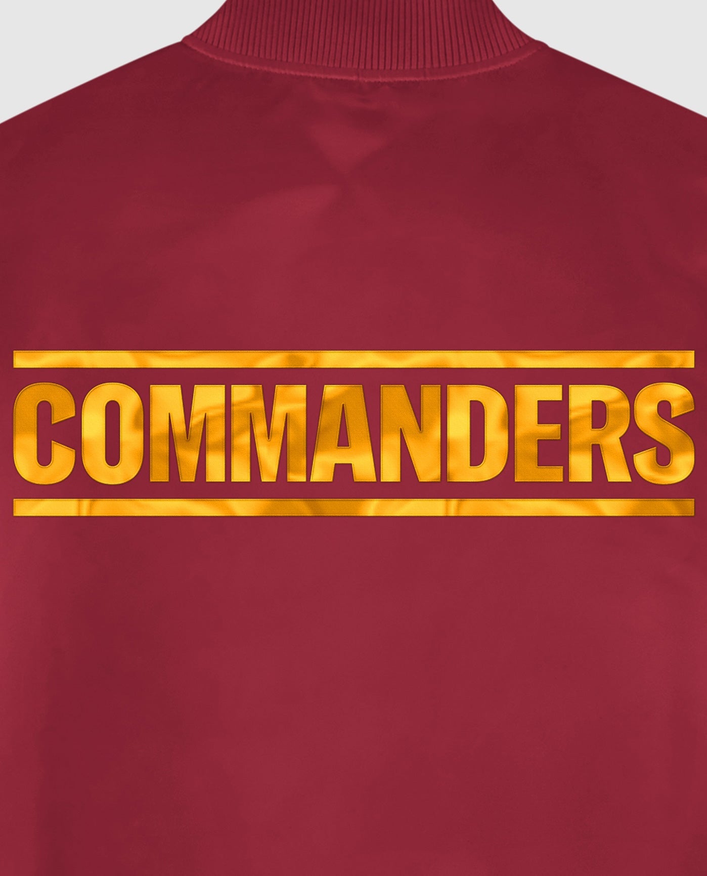 Washington Commanders Team Name Twill Applique | Commanders Burgandy