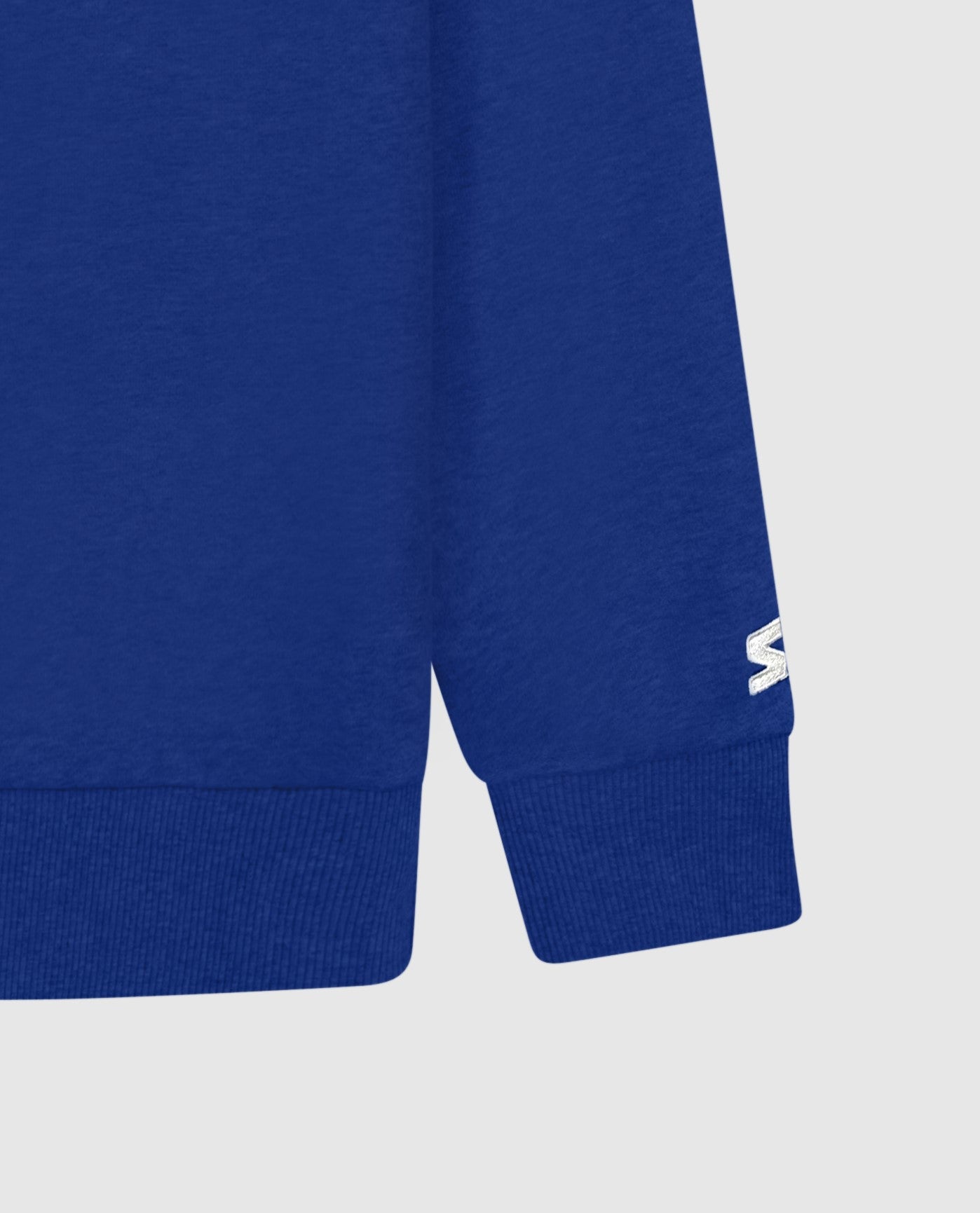 Sleeve Cuff Of New York Giants Jacquard Pullover Sweater | Giants Blue