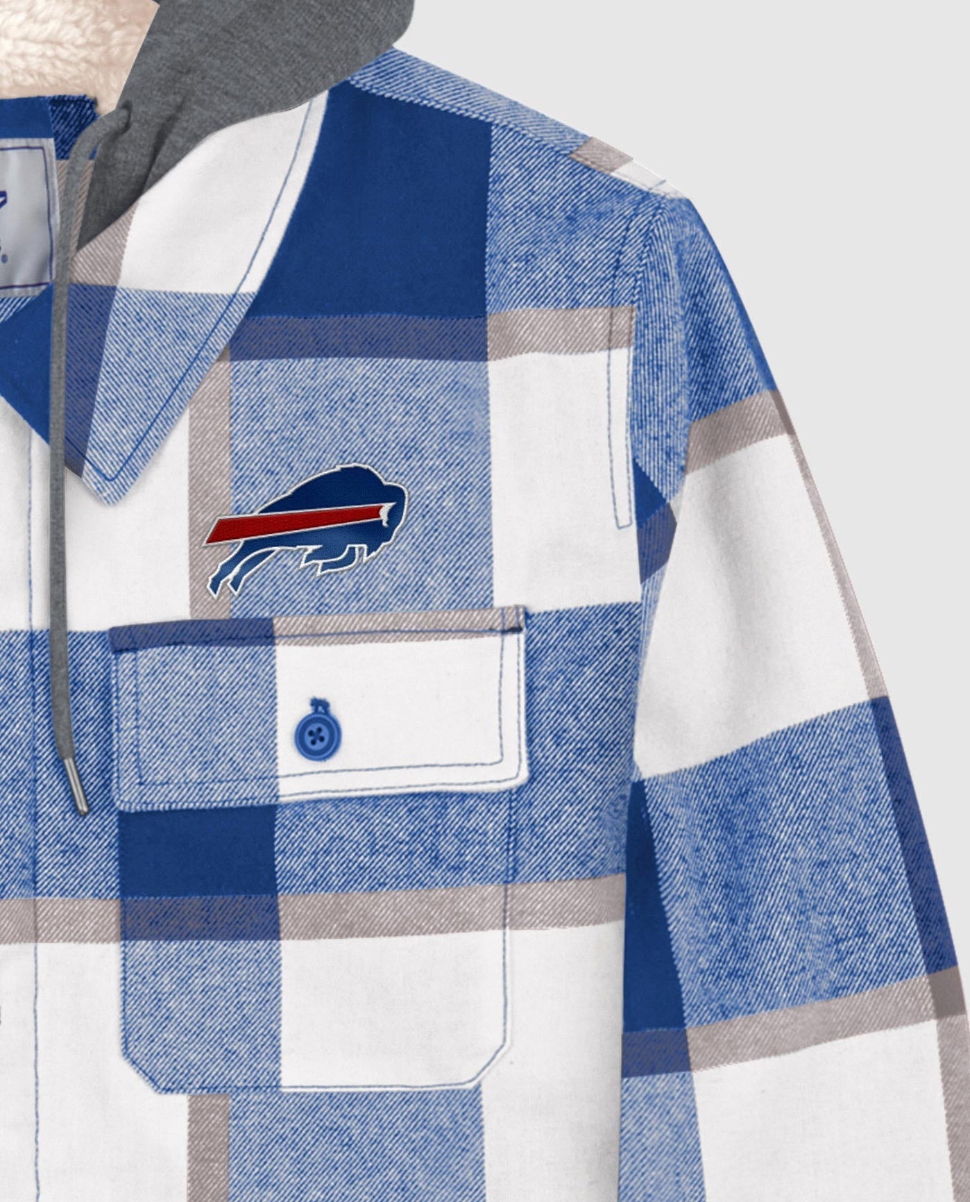 Buffalo Bills Twill Applique Logo Above Left Pocket | Bills Blue
