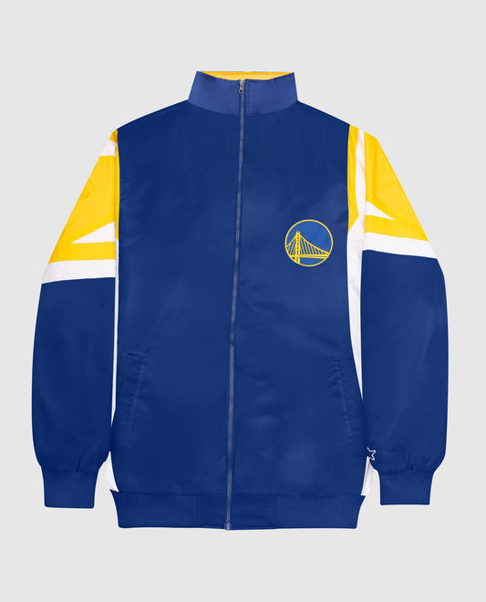 Front Of Golden State Warriors Nylon Full-Zip Jacket | Warriors Blue
