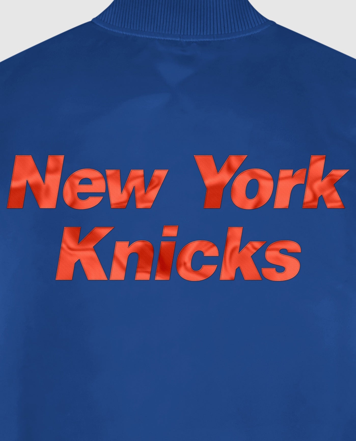 New York Knicks Starter Slider Satin Full-Snap Varsity Jacket - Orange
