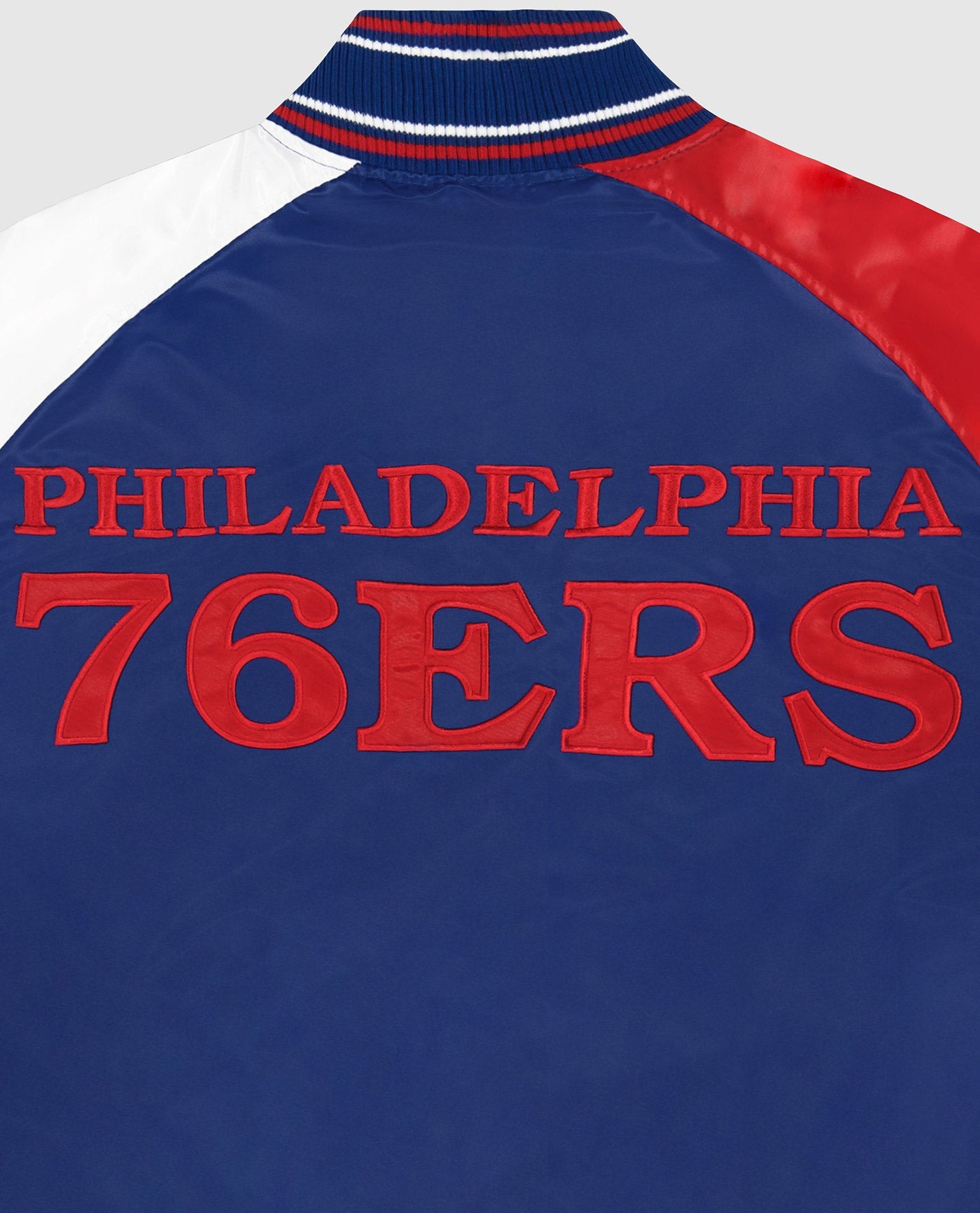 PHILADELPHIA 76ERS logo back graphic | 76ers Blue