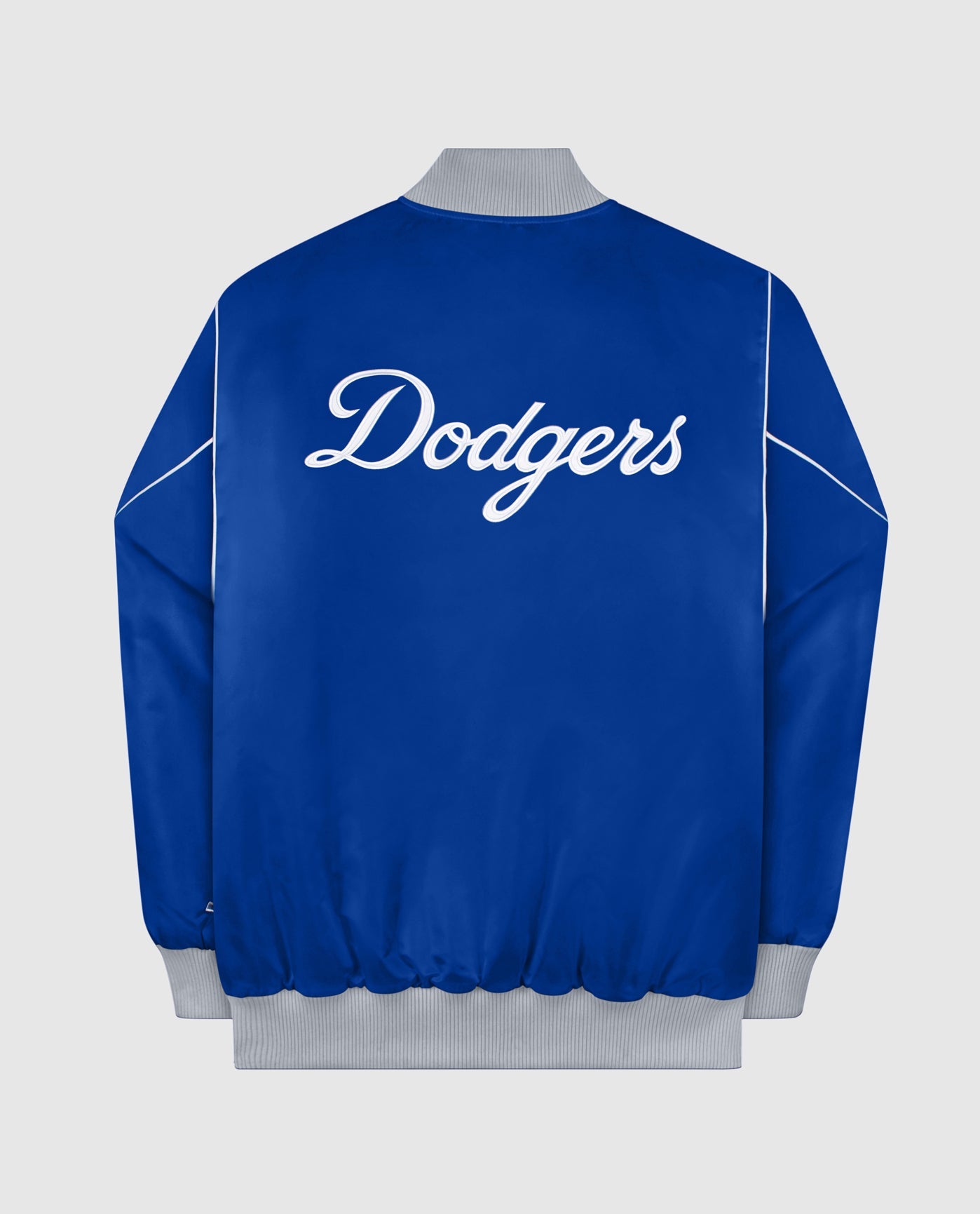 Back Of Los Angeles Dodgers Nylon Full-Snap Jacket | Dodgers Blue