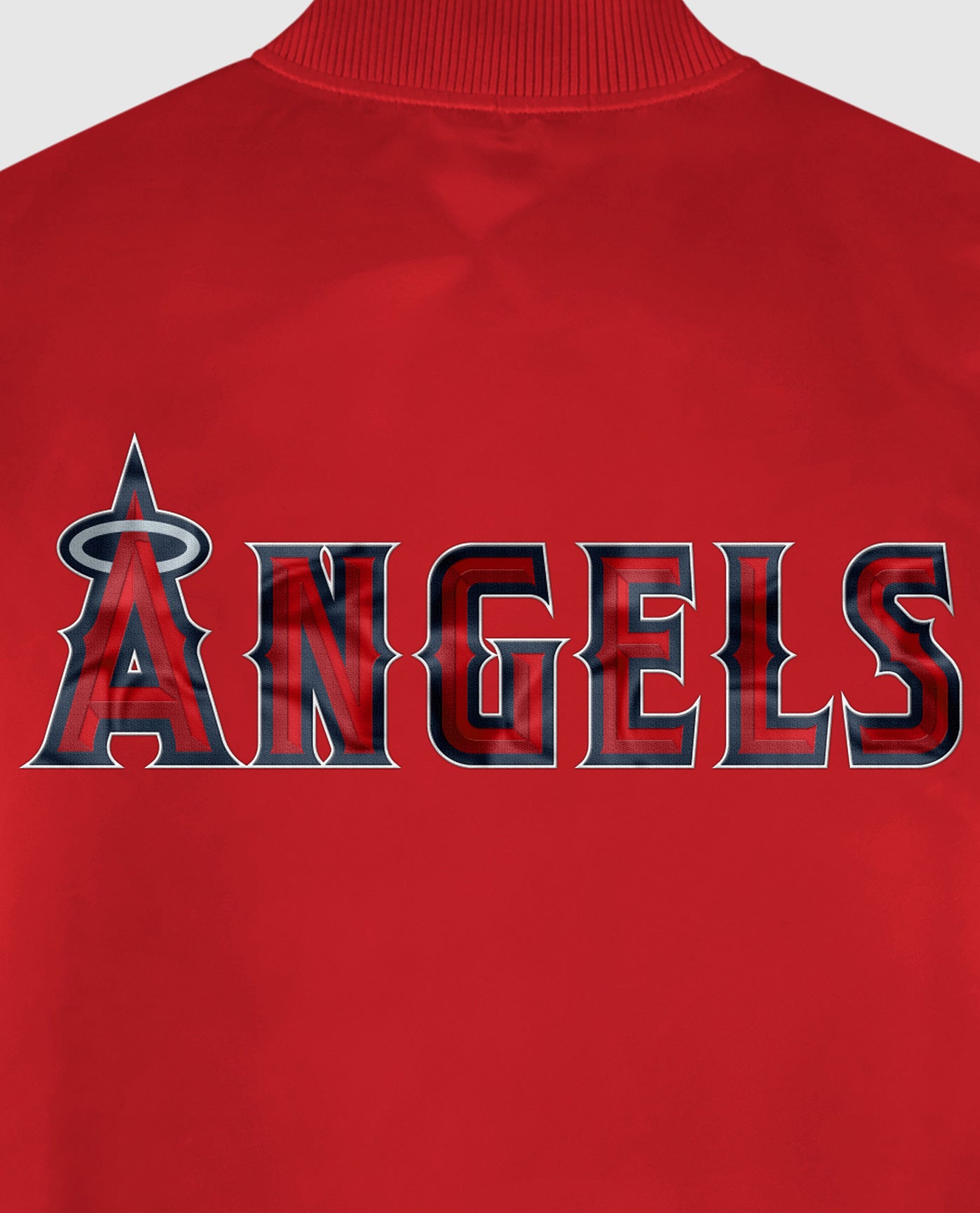Los Angeles Angels Team Name Twill Applique | Angels Red