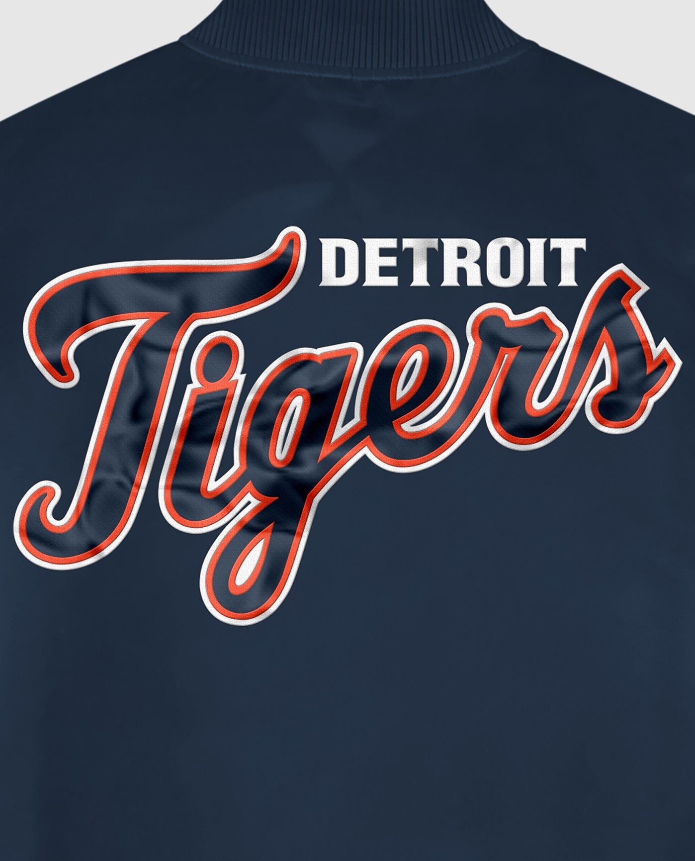 Starter Detroit Tigers Varsity Satin Full-Snap Jacket L / Tigers Navy Mens Outerwear