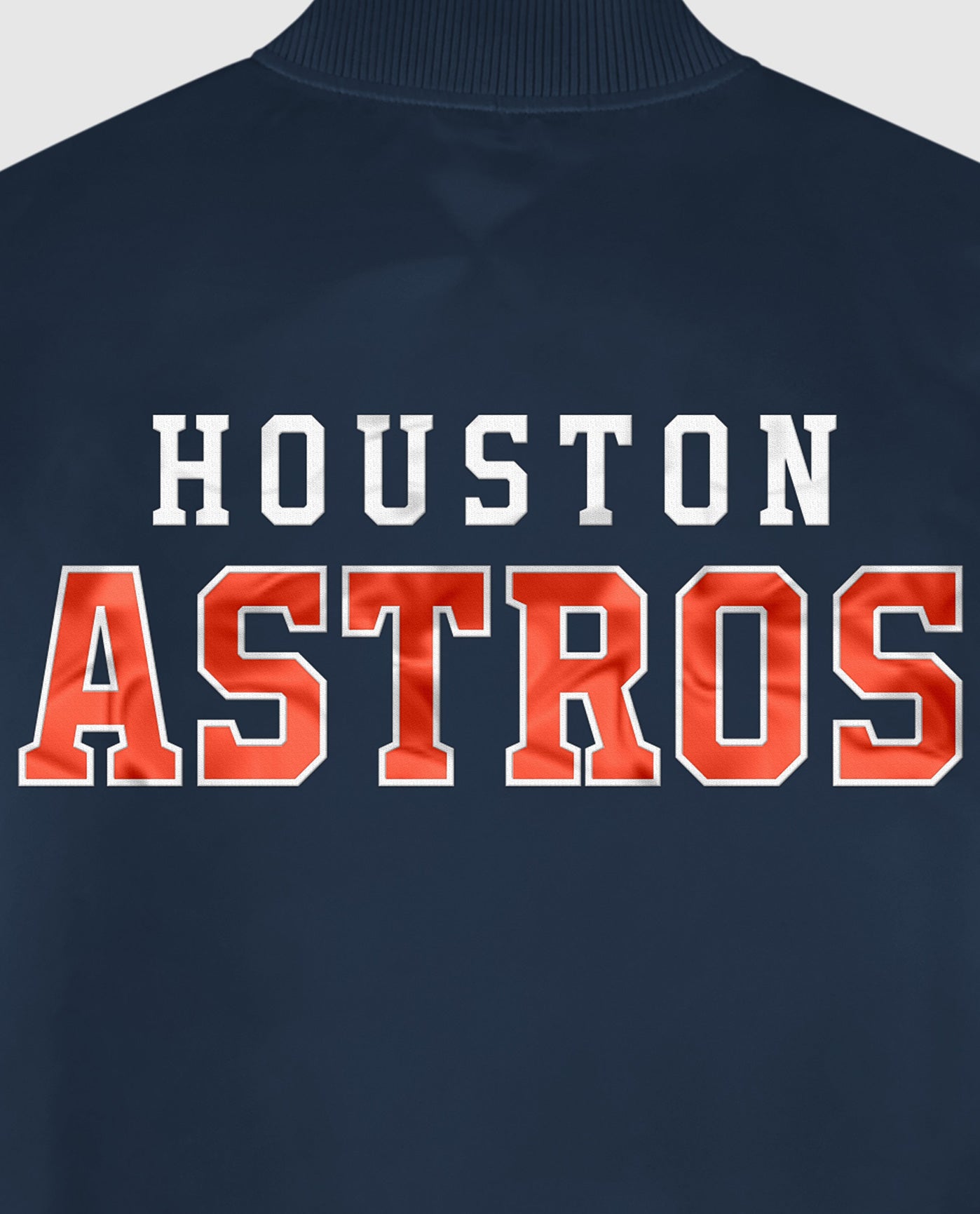 Houston Astros Mitchell & Ness Reload Quilted Satin Jacket - Navy