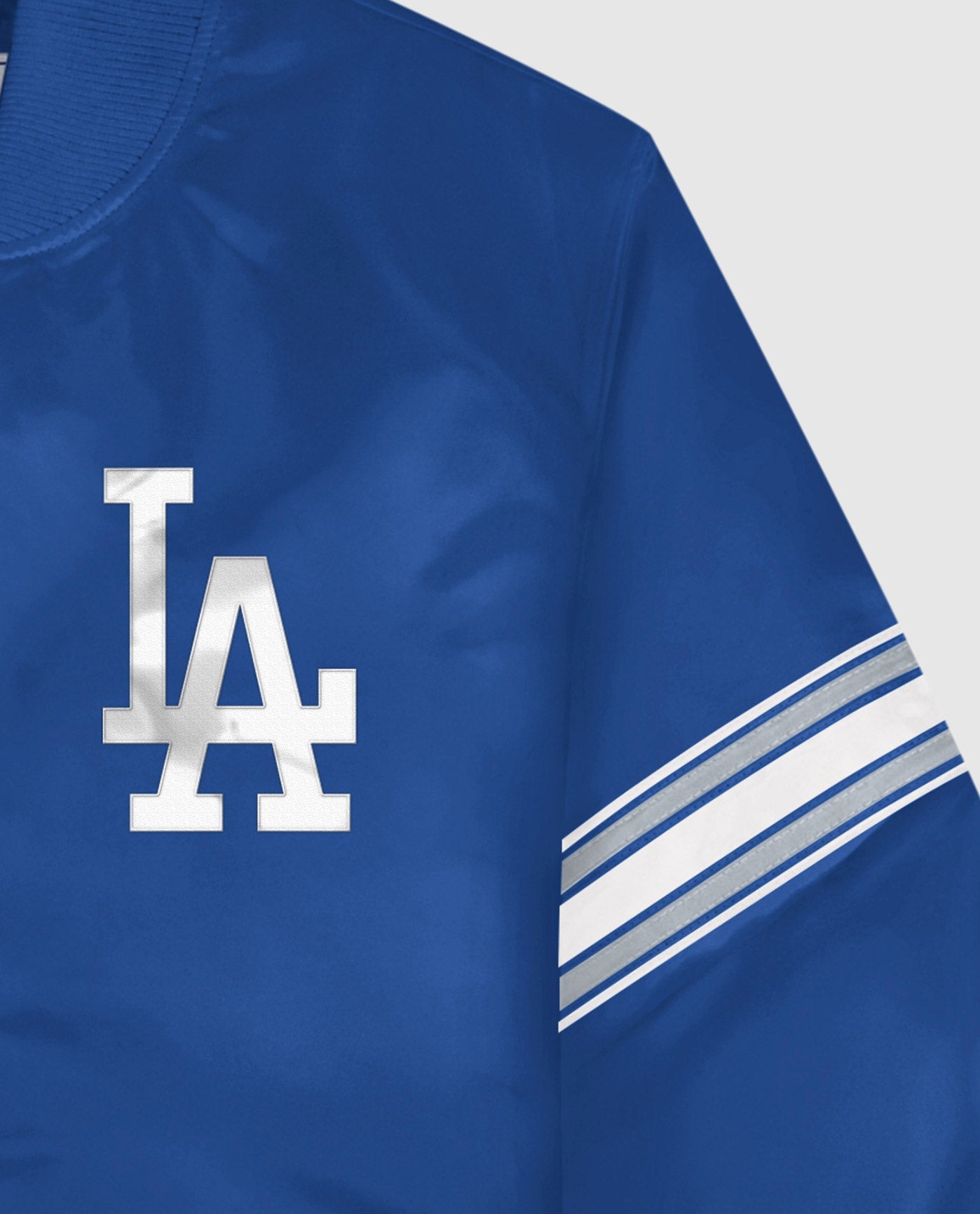 Los Angeles Dodgers Twill Applique Logo And Color Stripe Sleeve | Dodgers Blue