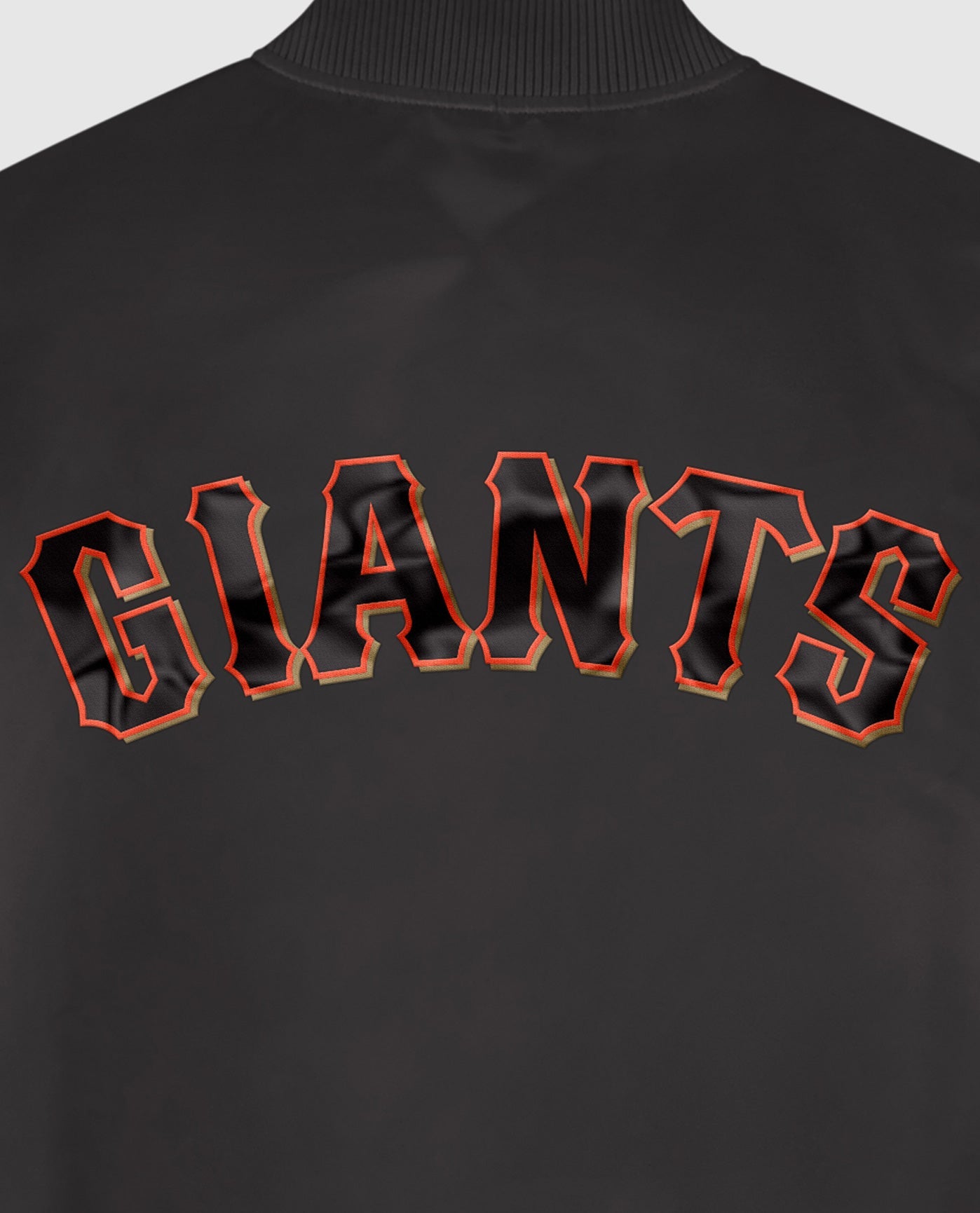Starter San Francisco Giants Varsity Satin Full-Snap Jacket XXL / Black Mens Outerwear