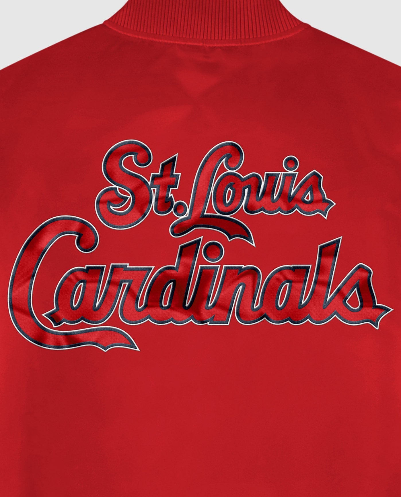 Men's Starter Red St. Louis Cardinals Varsity Satin Full-Snap Jacket