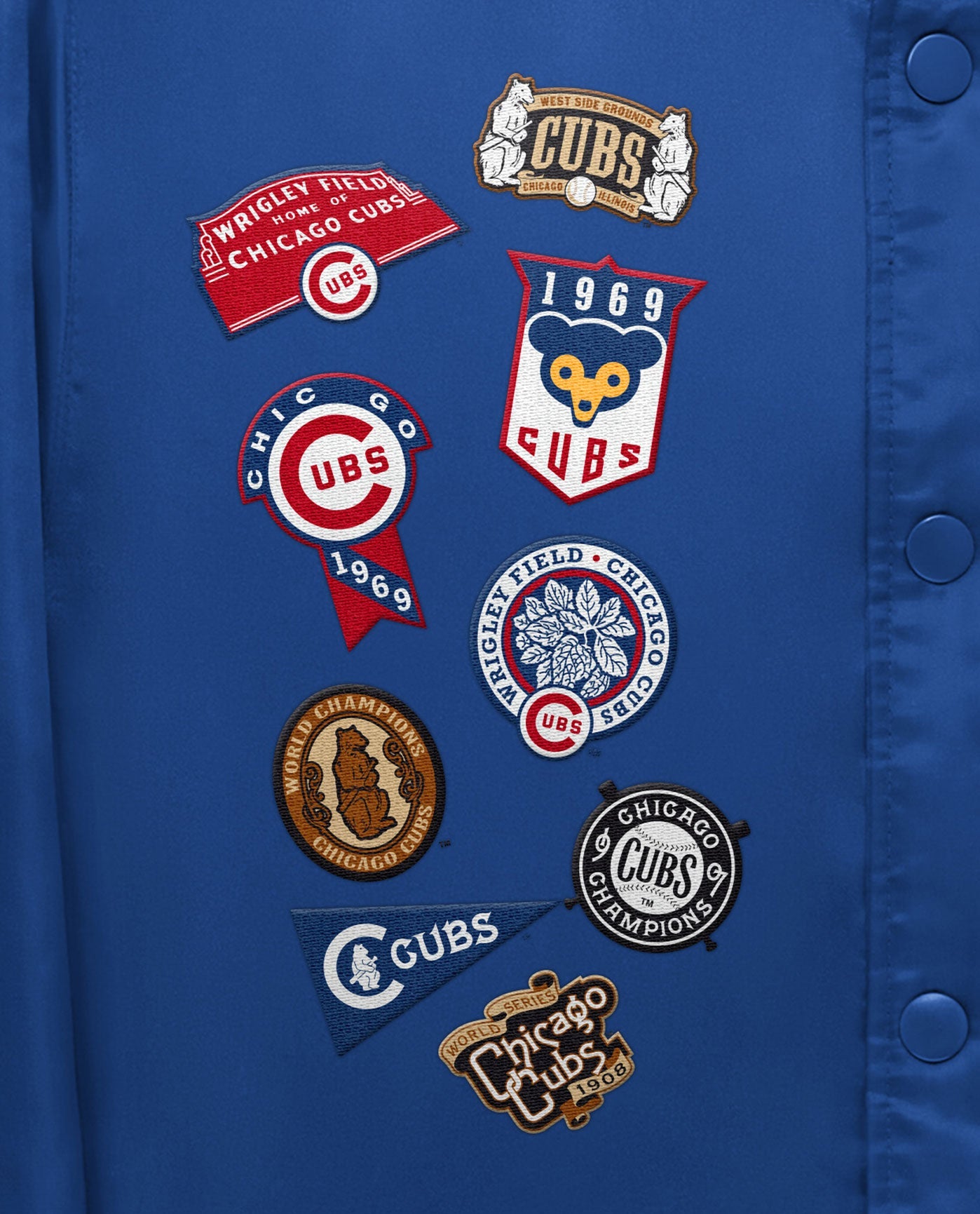 1908 Chicago Cubs MLB World Series Championship Jersey Patch