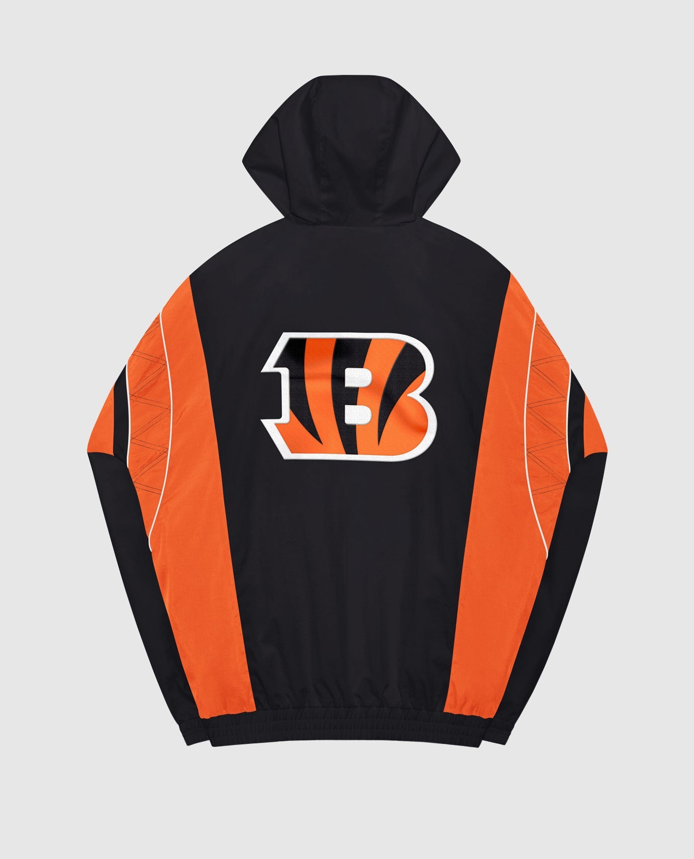 Starter Cincinnati Bengals Home Team Half-Zip Jacket M / Black Mens Outerwear