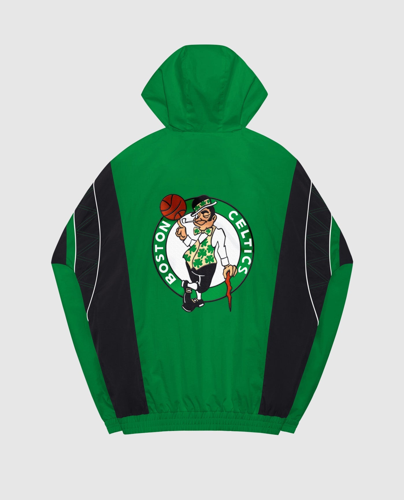 Vintage 90s NBA Boston Celtics Pullover Half Zip Starter Jacket Size Large