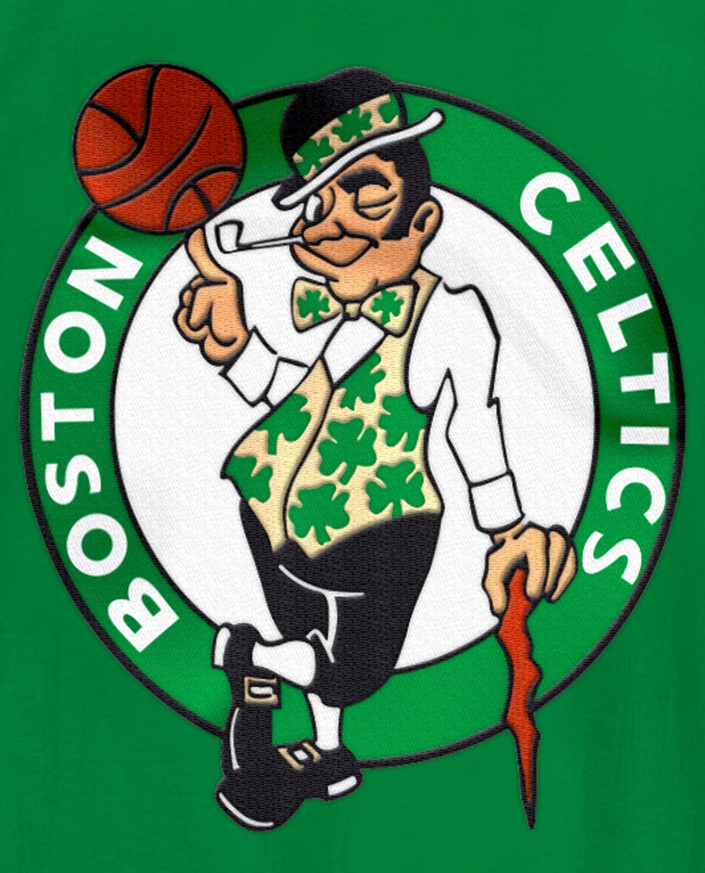 Men's Starter White Boston Celtics Striker Crinkle Half-Zip Hoodie