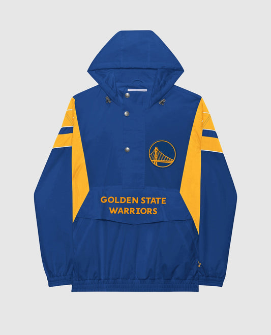 Front Of Golden State Warriors Home Team Half-Zip Jacket | Warriors Blue