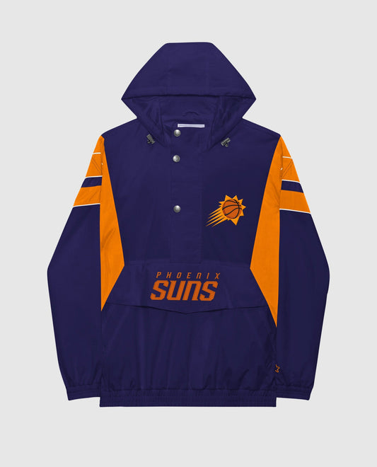 Front Of Phoenix Suns Home Team Half-Zip Jacket | Suns Purple