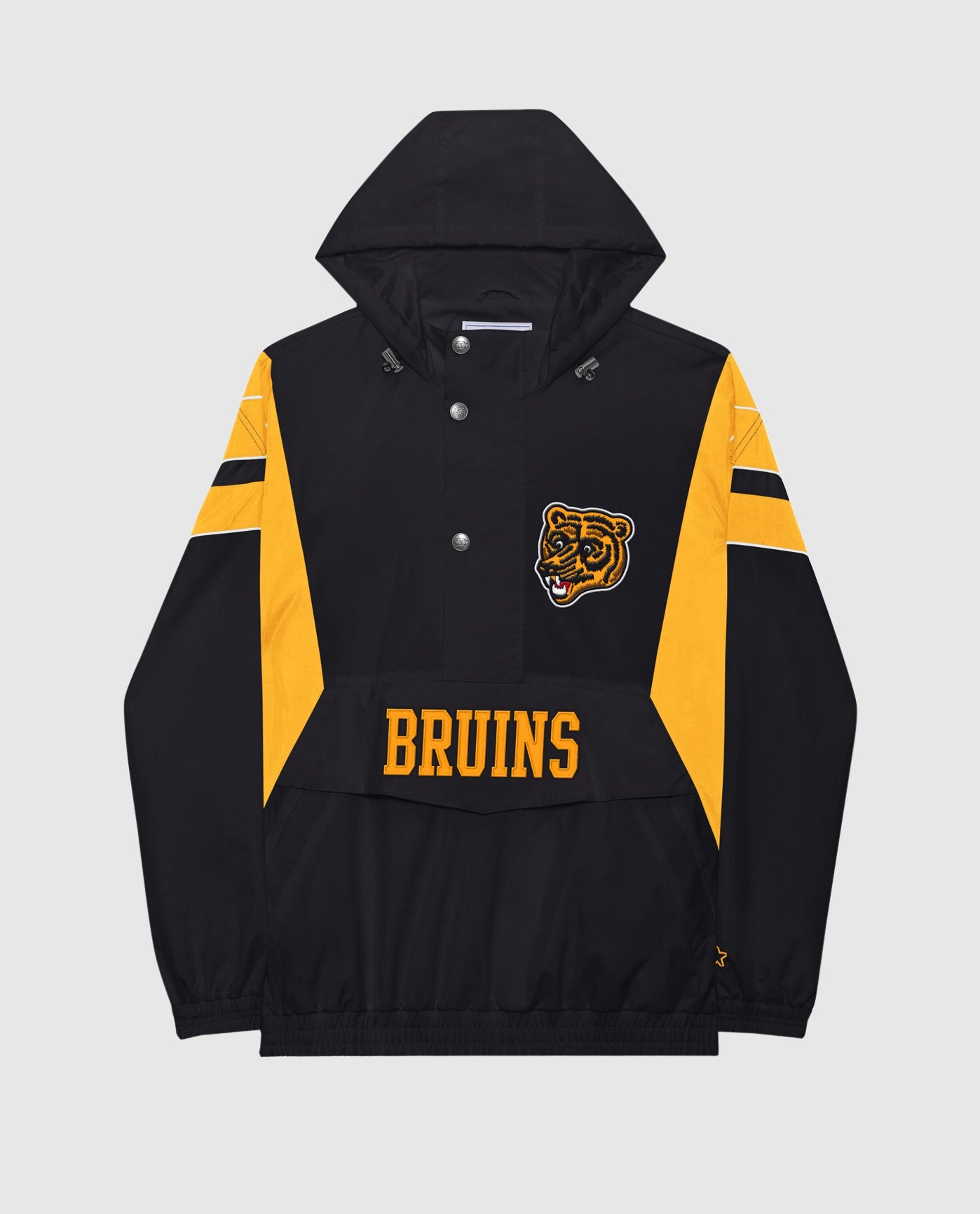 Front Of Boston Bruins Home Team Half-Zip Jacket | Bruins Yellow