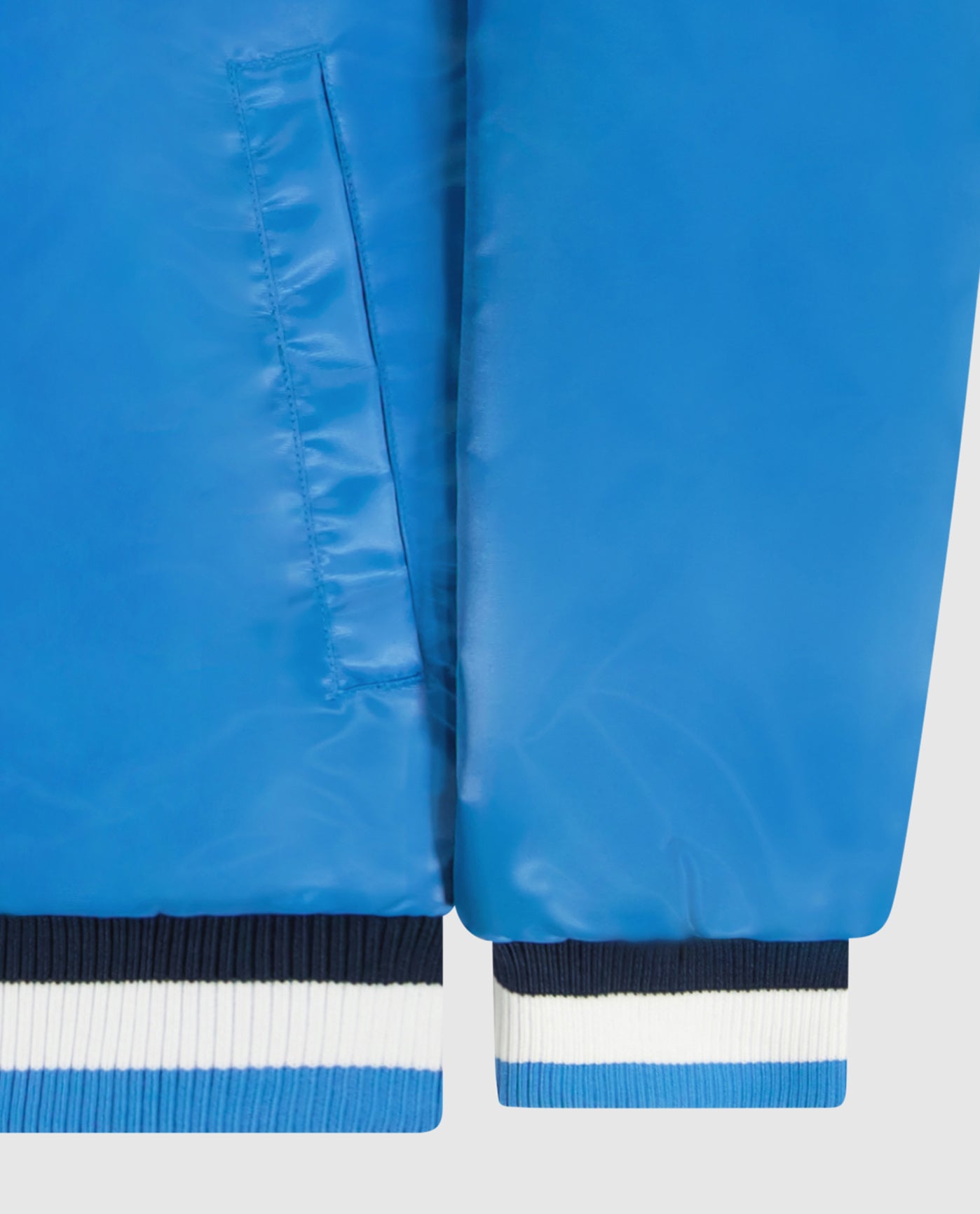 Left Front Pocket And Sleeve | Thunder Light Blue