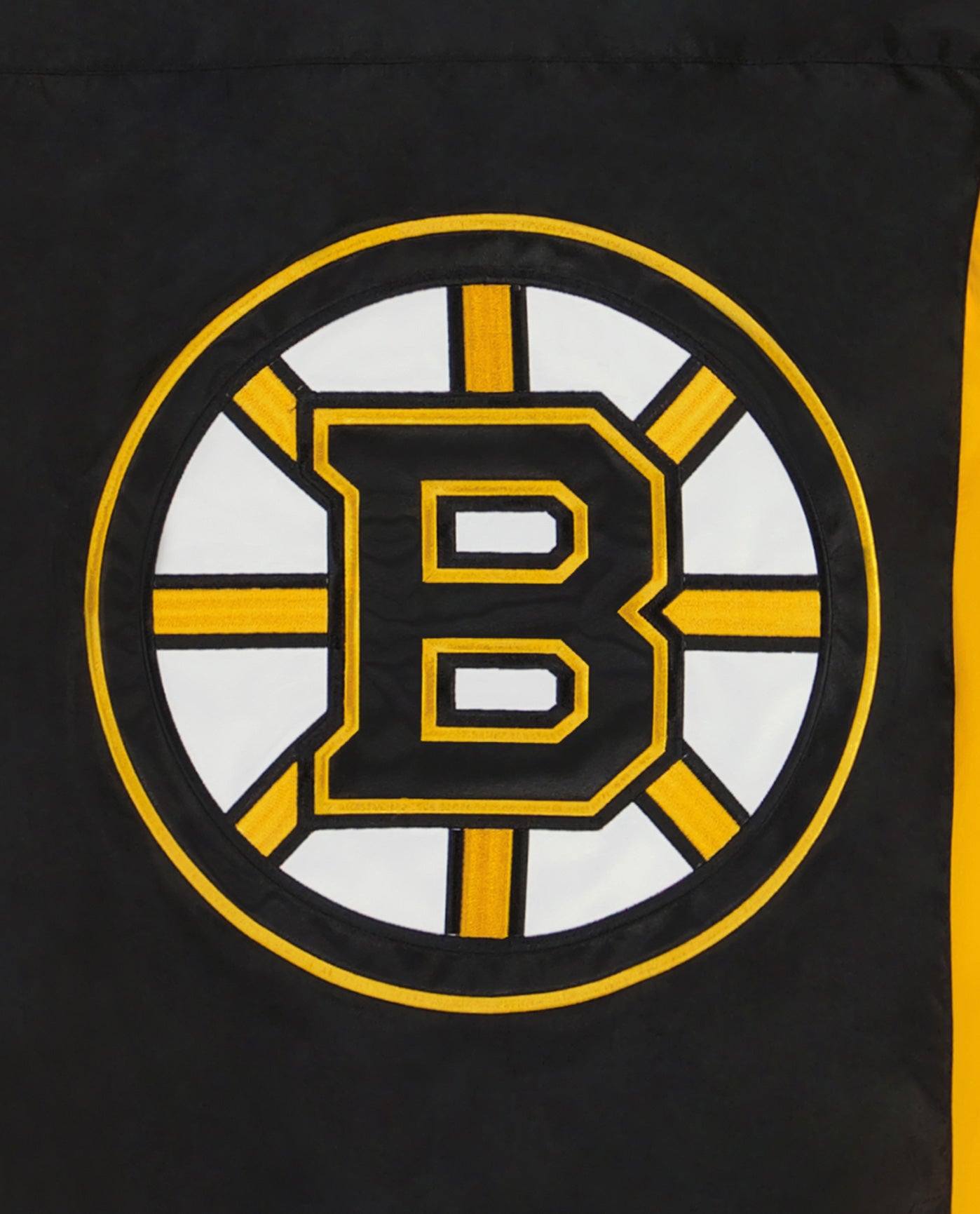 Boston Bruins logo back graphic | Bruins Black