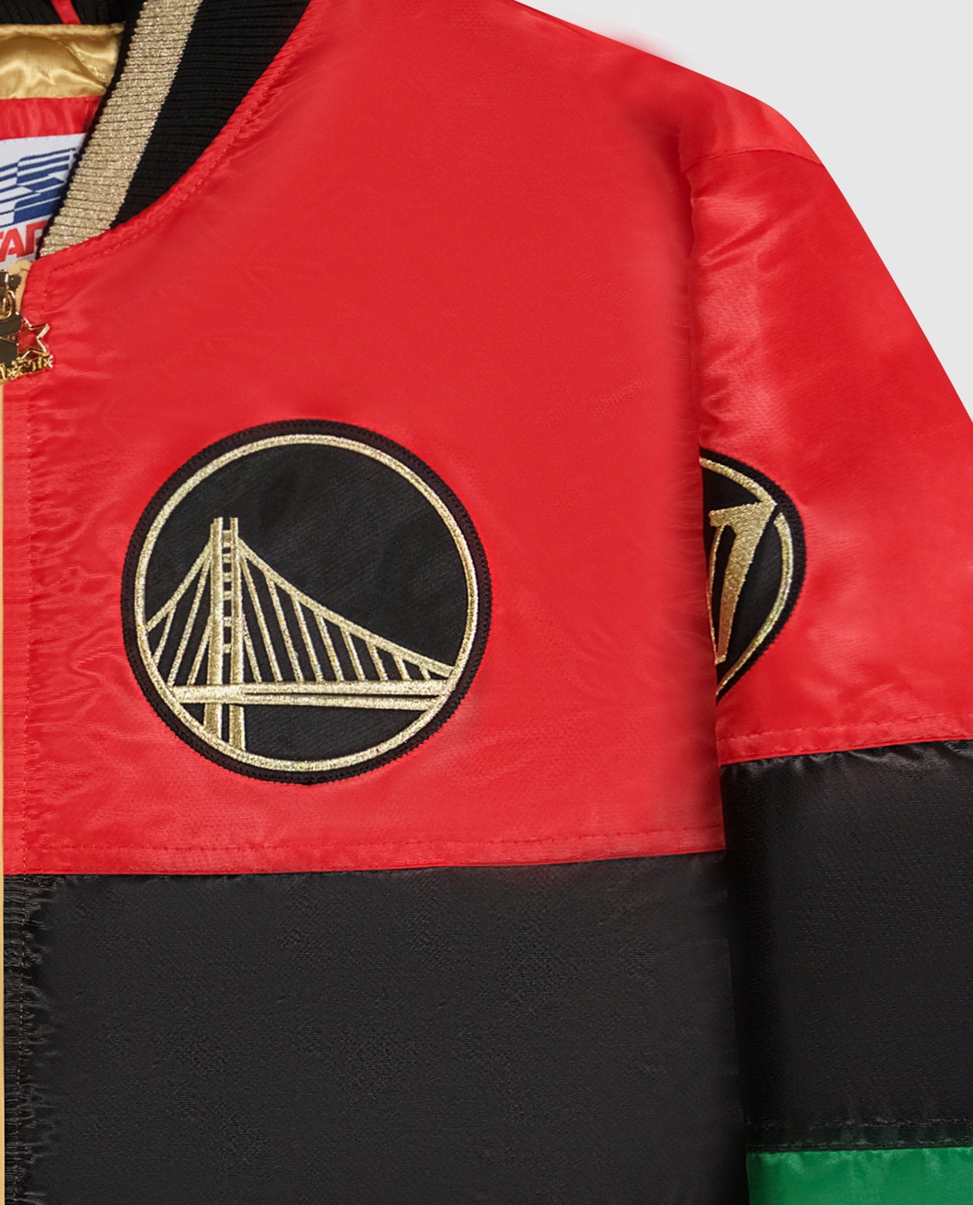 Men's Brooklyn Nets Starter Red/Black/Green Black History Month NBA 75th  Anniversary Full-Zip Jacket