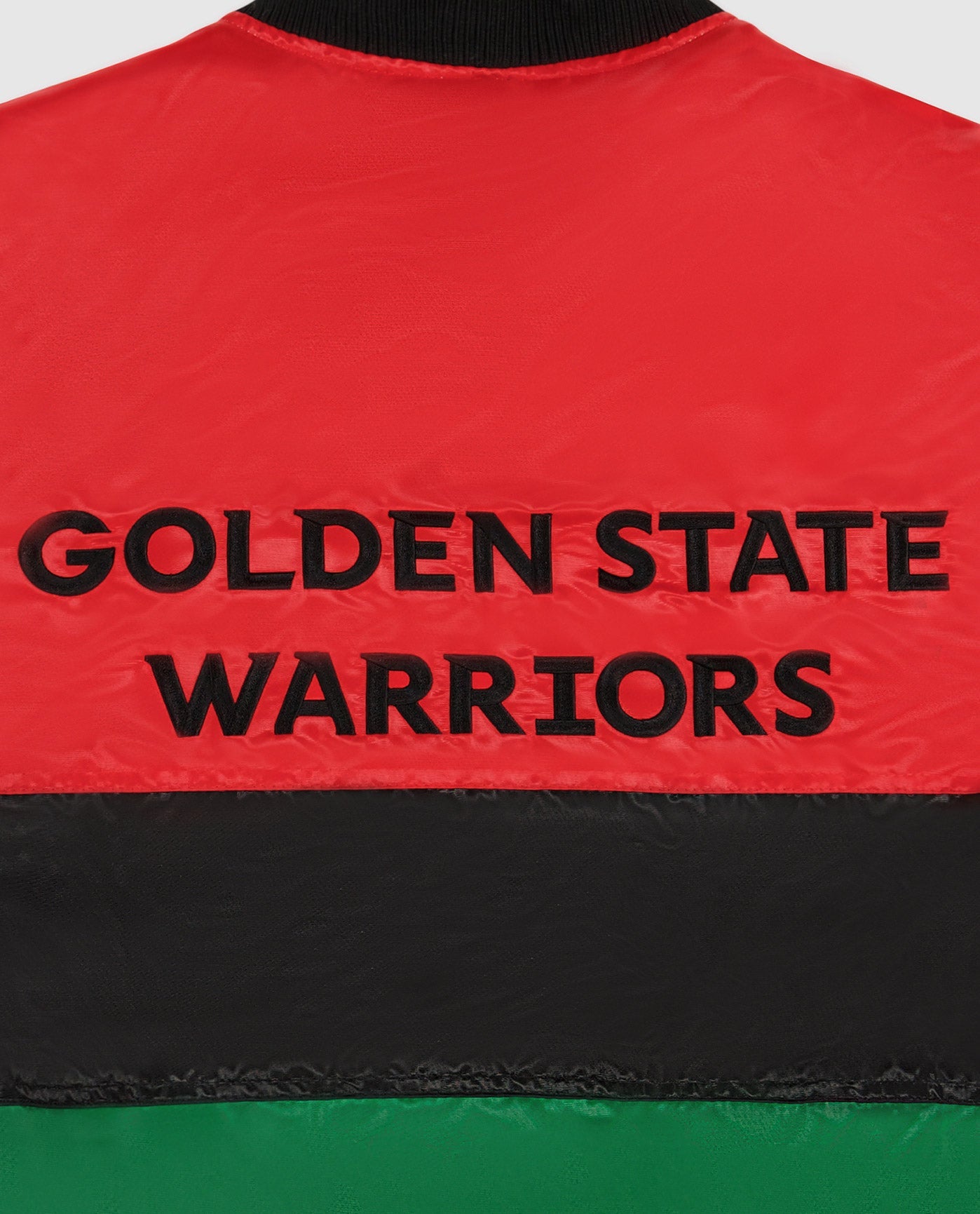 Starter Ty Mopkins Black History Month Golden State Warriors Full-Zip Jacket L / Warriors Red Black Green Mens Outerwear