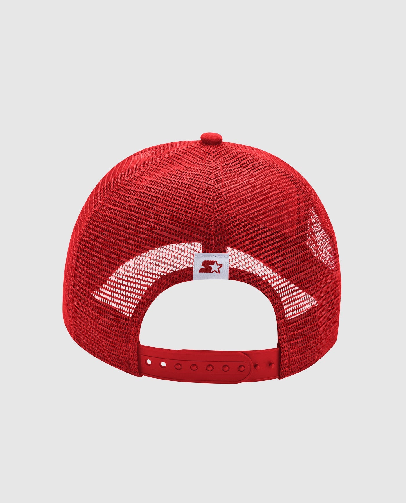 Back of Carolina Hurricanes Trucker Hat | Red