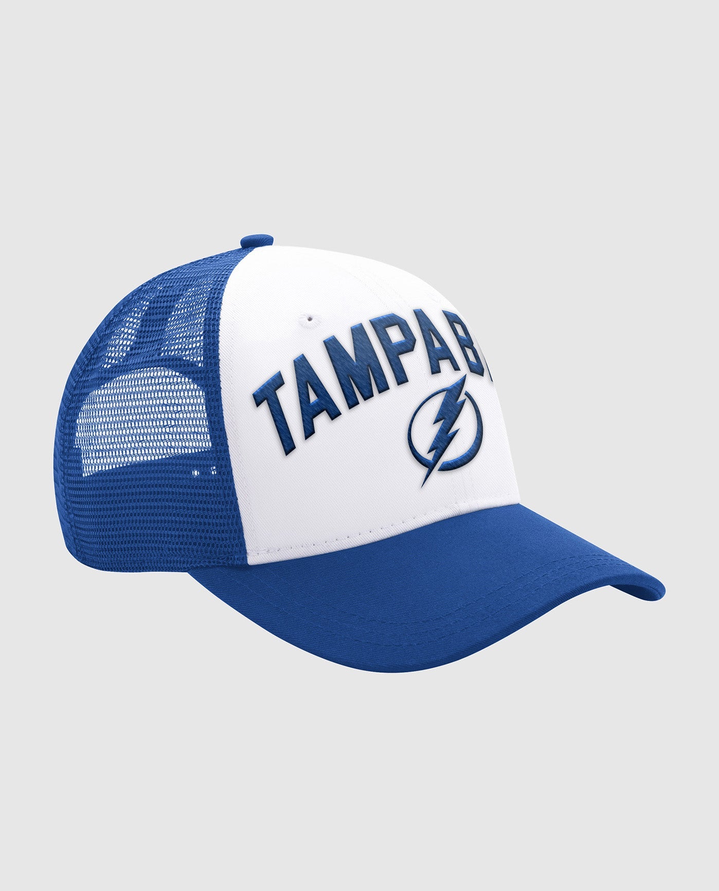 Front of Tampa Bay Lightning Trucker Hat | Lightning Blue