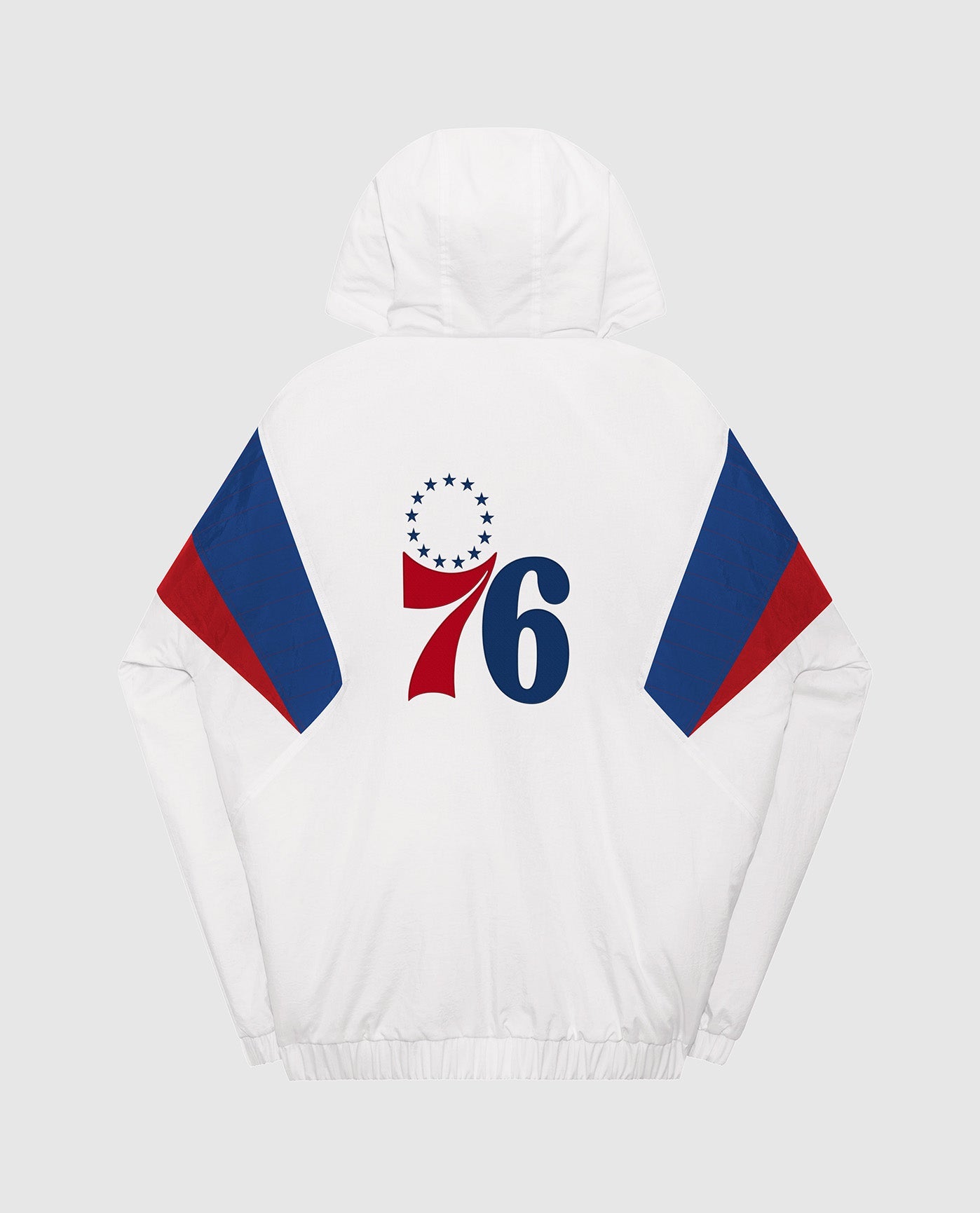 Philadelphia 76ers Breakaway Nylon Half-Zip Jacket