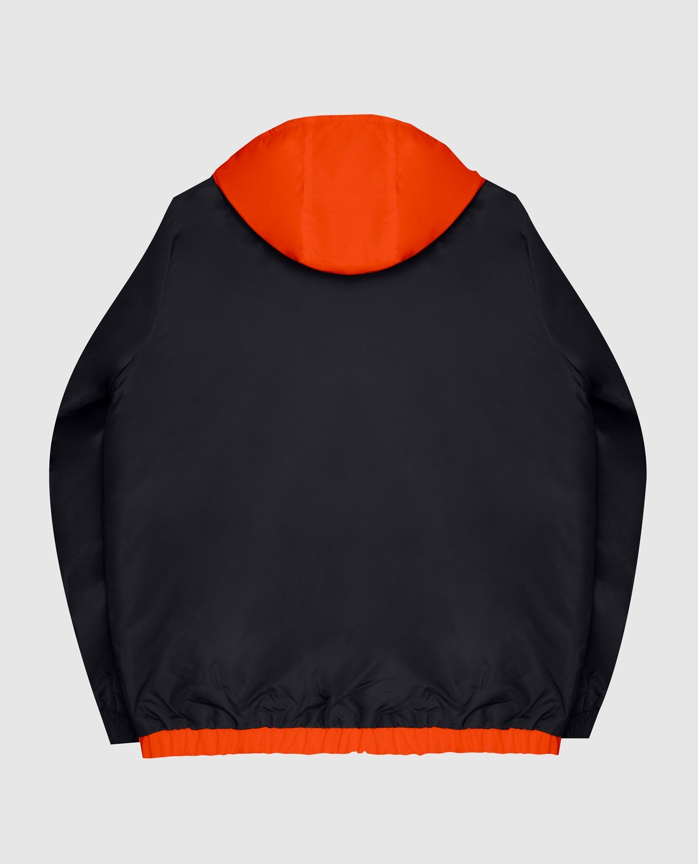 Back Of San Francisco Giants Hooded Nylon Full-Zip Jacket | Black