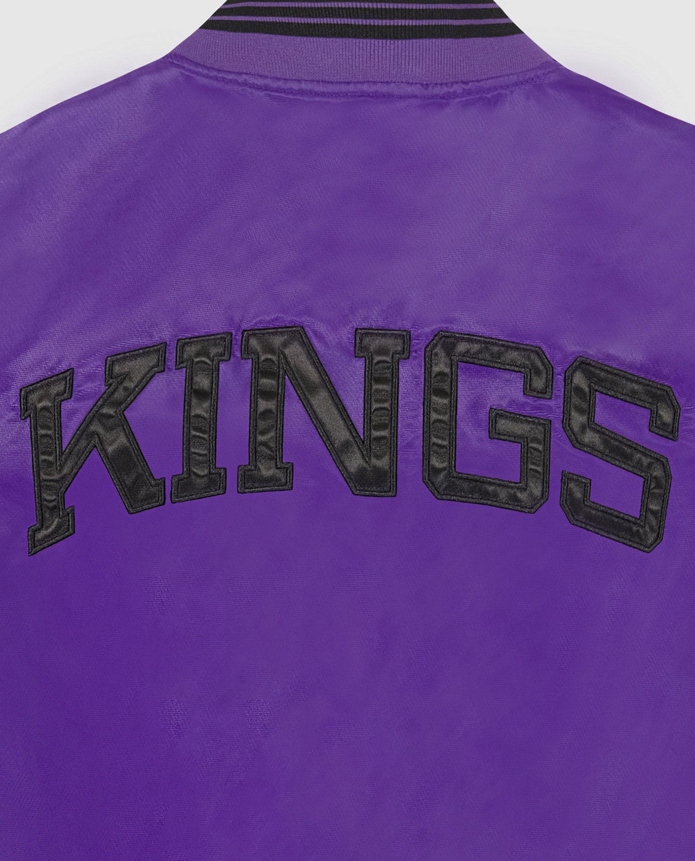 AM / Sacramento Kings Satin Baseball Jacket – Authmade