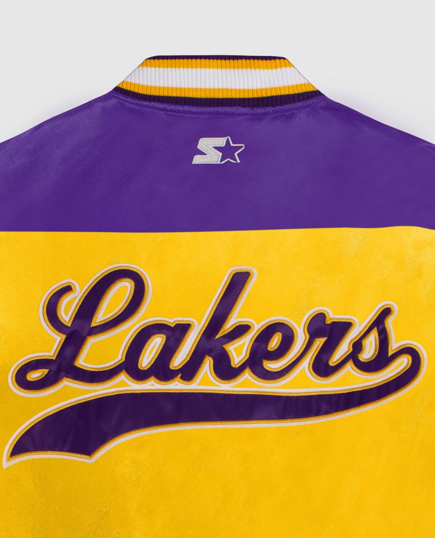 Starter Los Angeles Lakers Yellow Bomber Jacket - Jacket Hub
